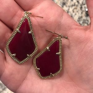 Kendra Scott Earring - Maroon